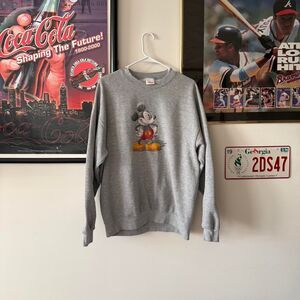 Vintage Disney Mickey Mouse Monogram Crewneck